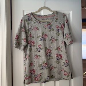 Floral sweatshirt T-shirt